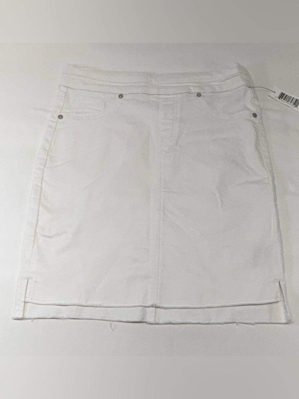 NWT Tribal White Denim Mini Skirt - Size 6